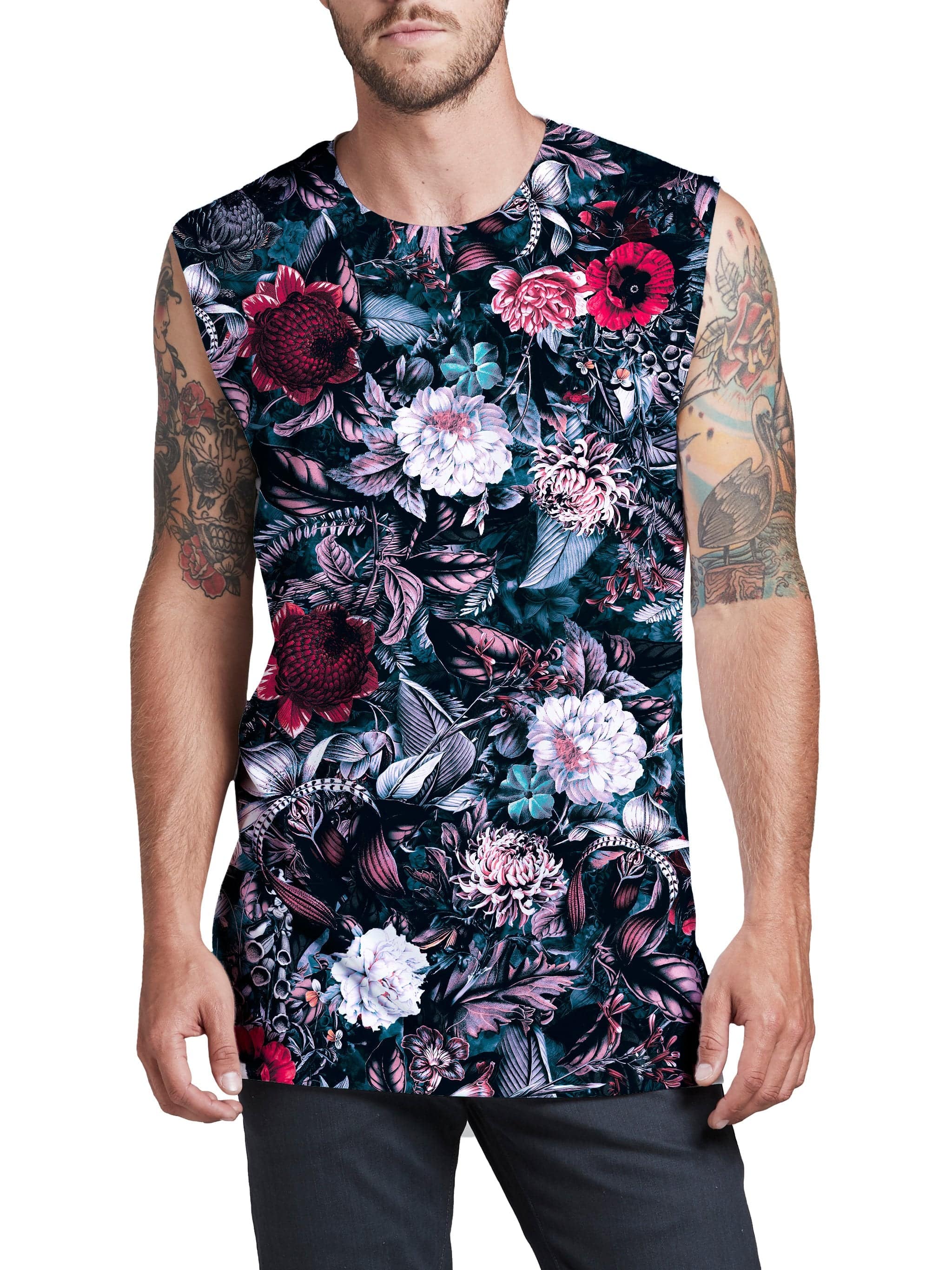 Blue Garden Men's Muscle Tank