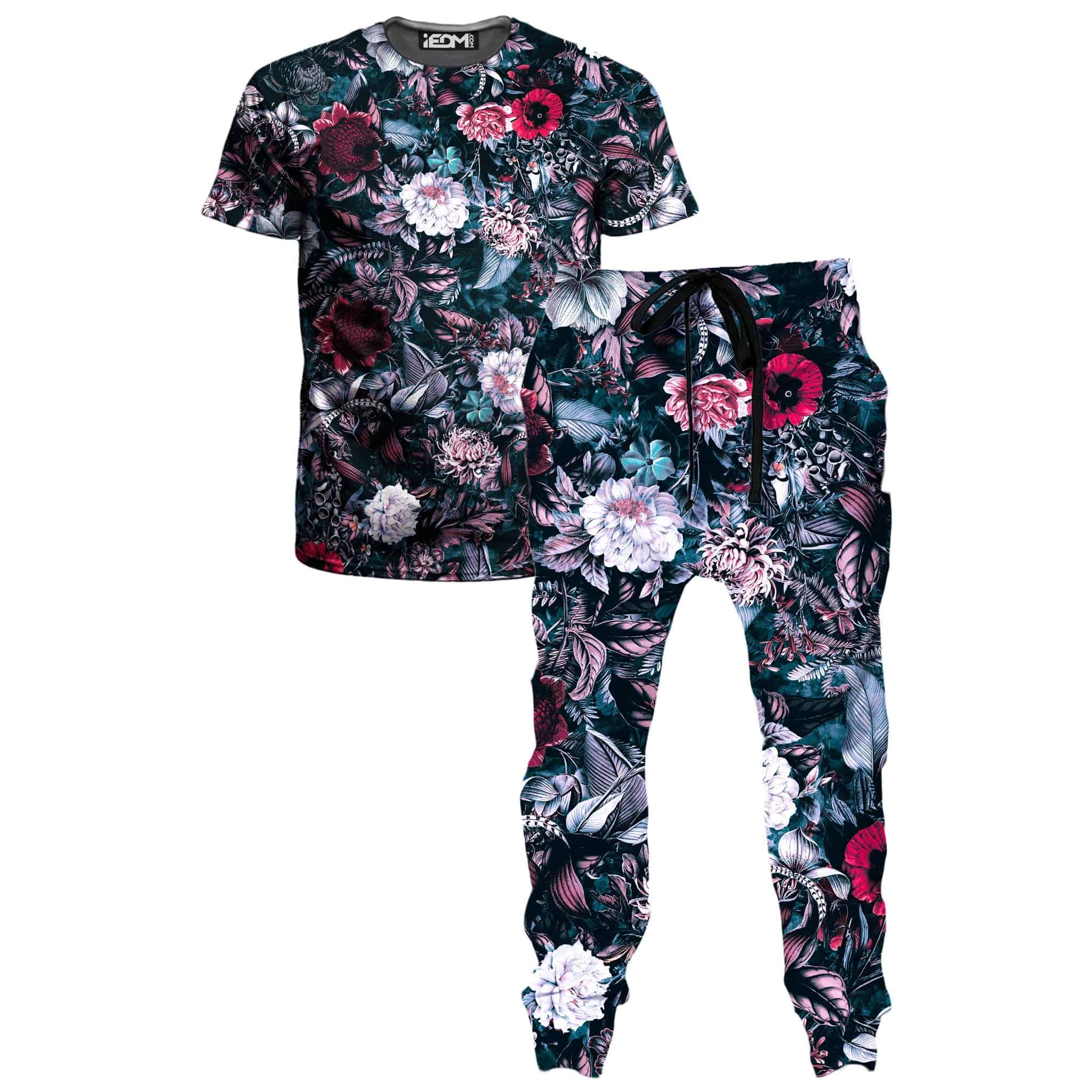 Blue Garden T-Shirt and Joggers Combo