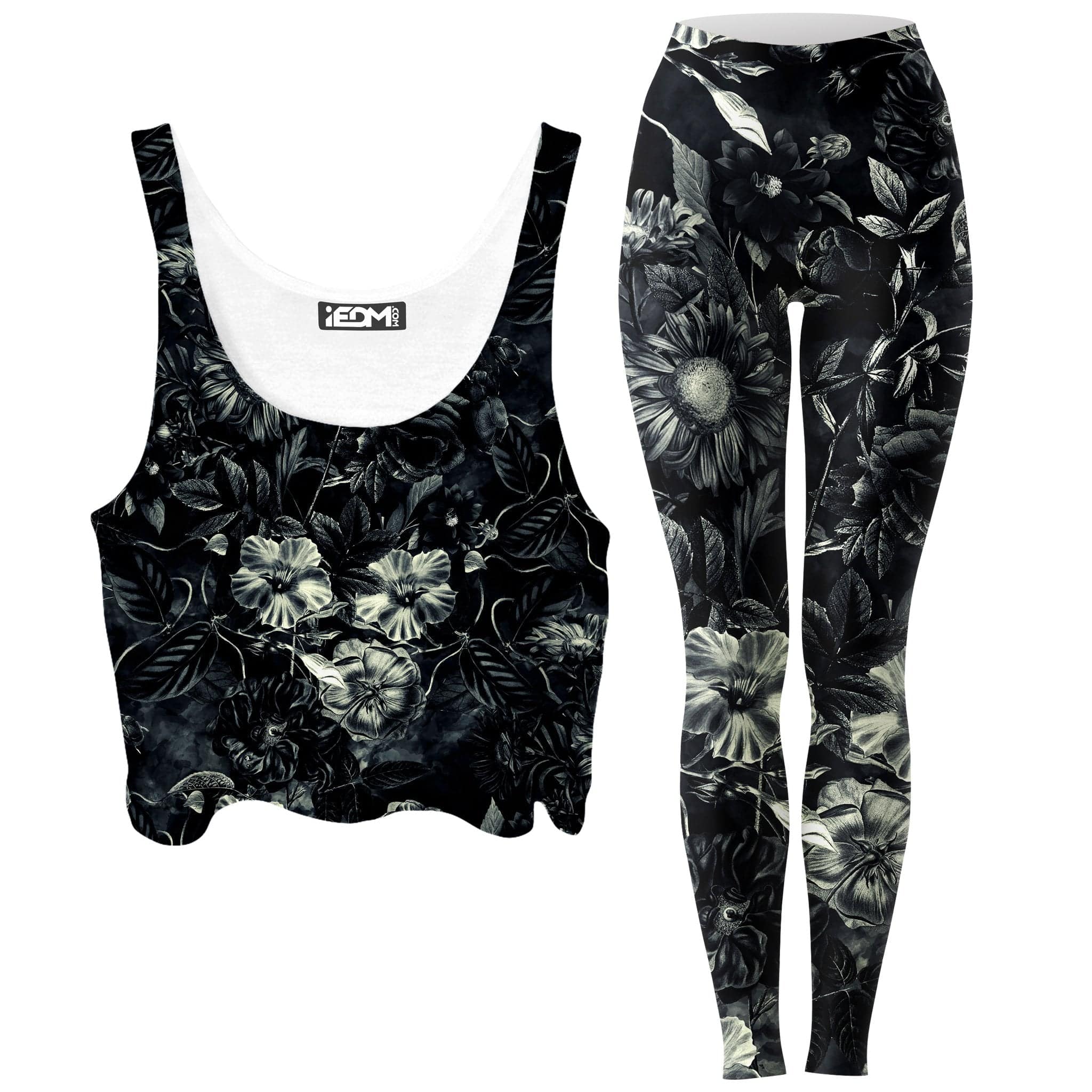 Darkness Crop Top and Leggings Combo