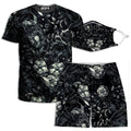 Darkness T-Shirt and Shorts with PM 2.5 Face Mask Combo