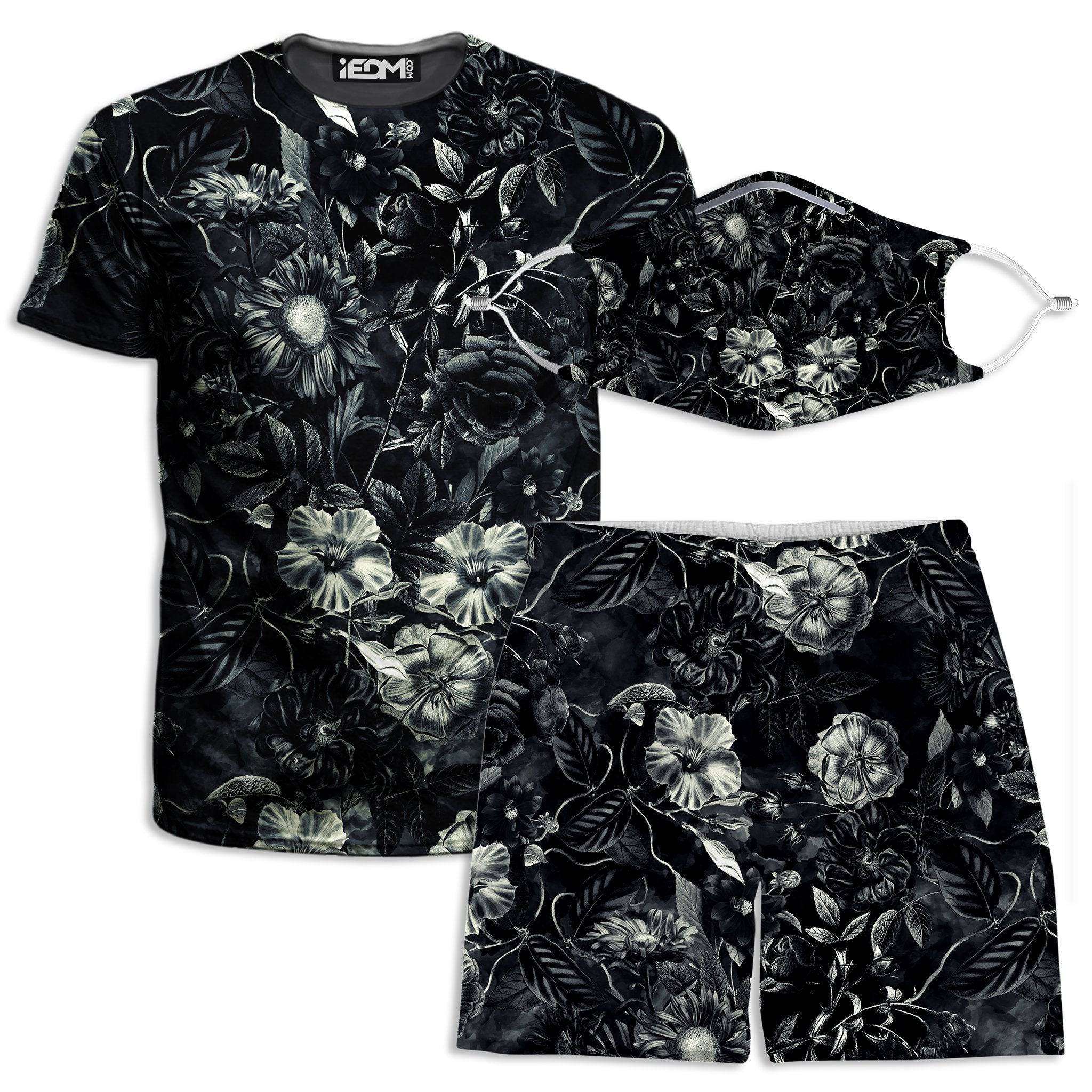 Darkness T-Shirt and Shorts with PM 2.5 Face Mask Combo