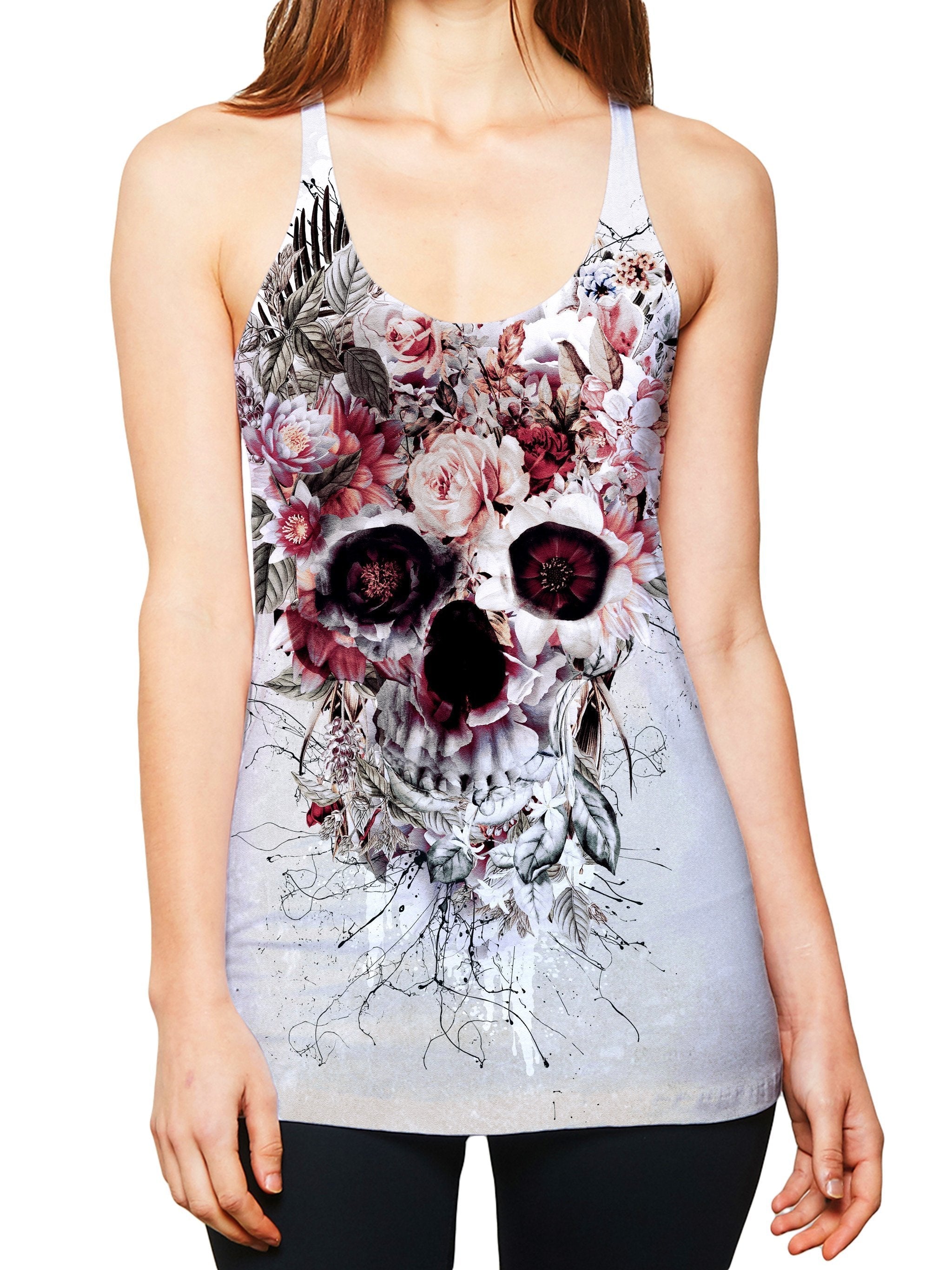 Floral Skull Women's Tank