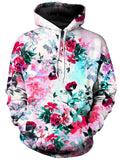 Pink Floral Unisex Hoodie