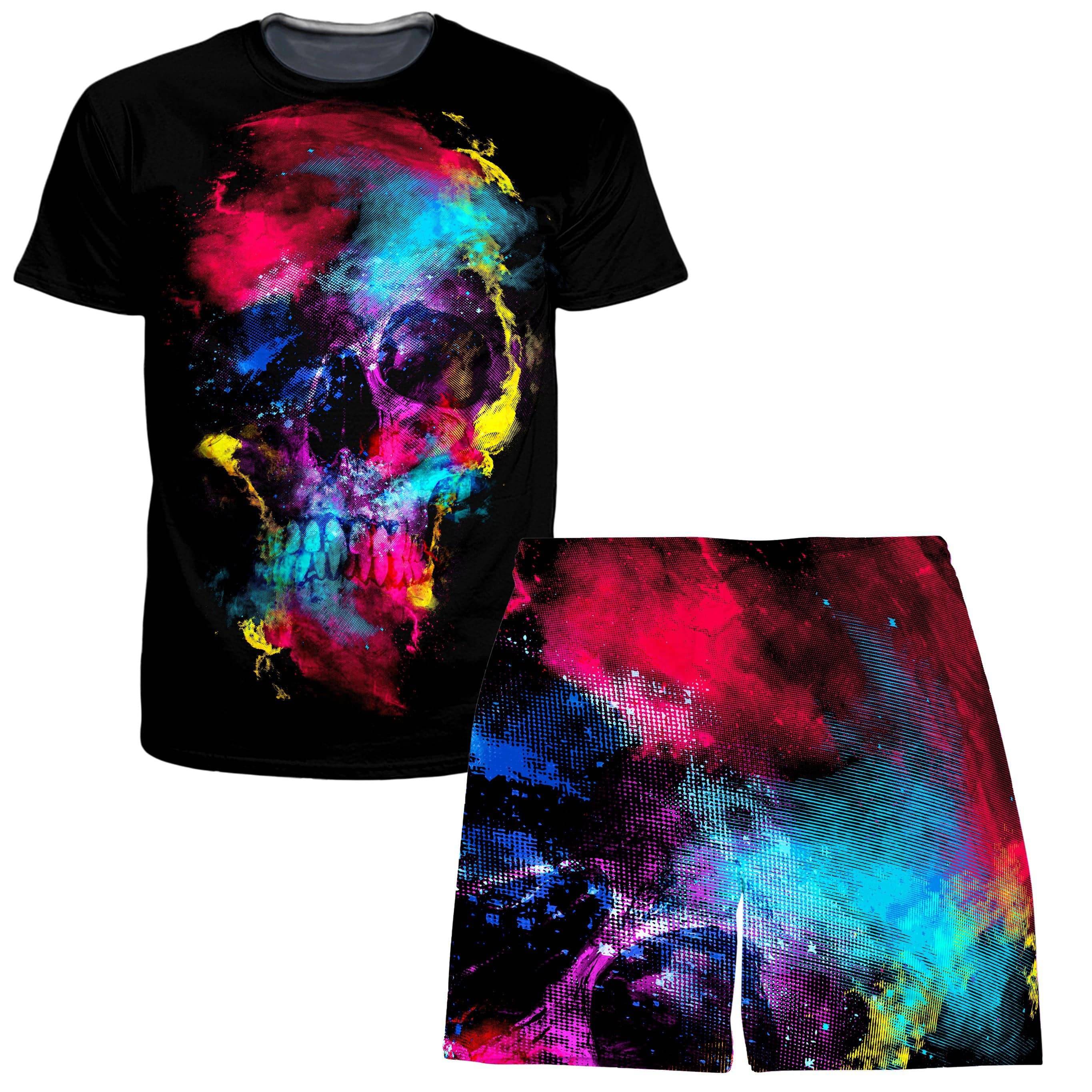 Skull 49 T-Shirt and Shorts Combo