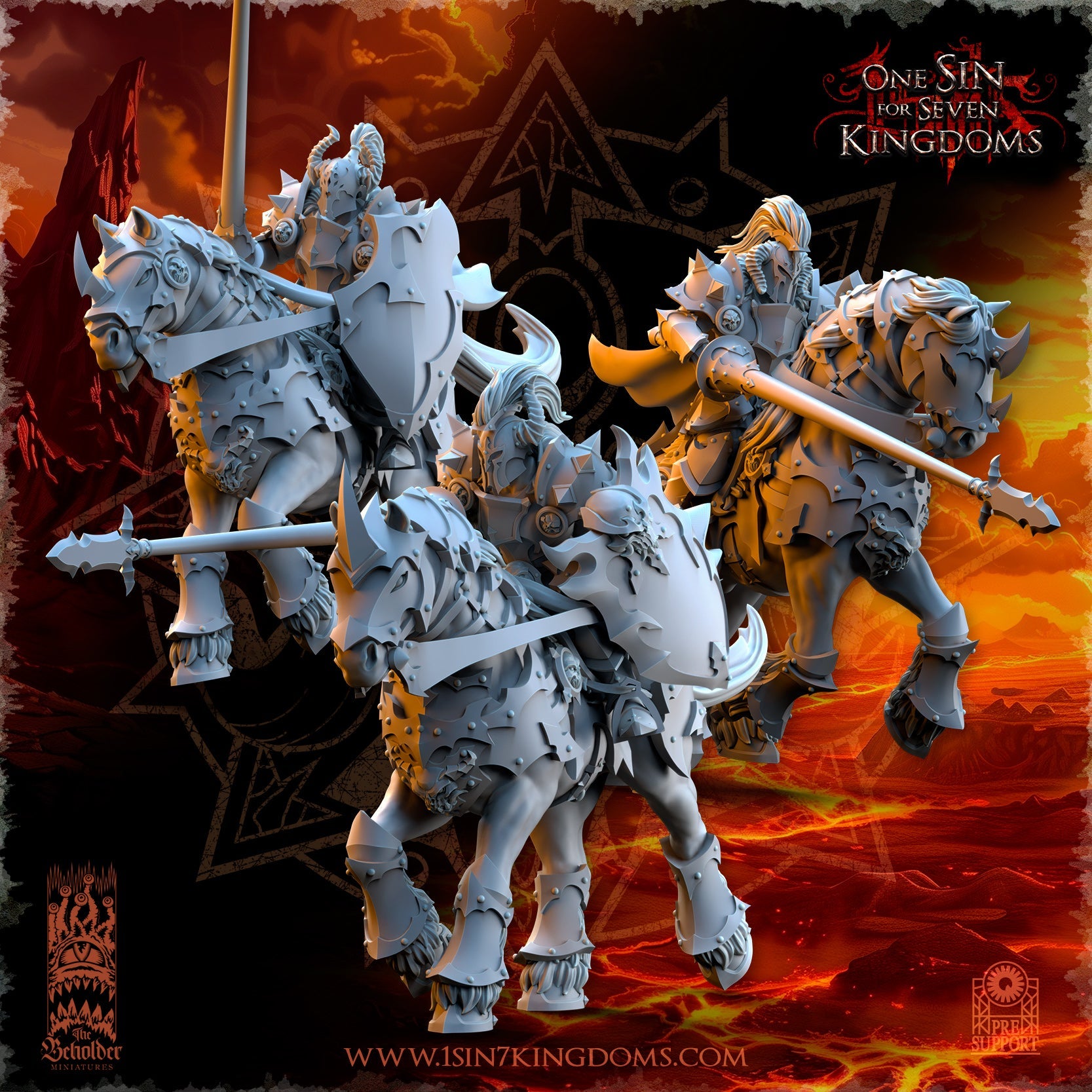 Knights, The Beholder Miniatures