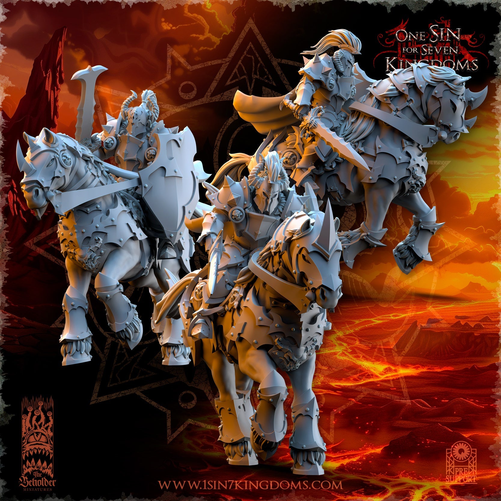 Knights, The Beholder Miniatures