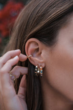 Cross Cuff Earrings