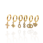 Pendientes Siman (Dorado)