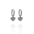 Pendiente Aros Corazon