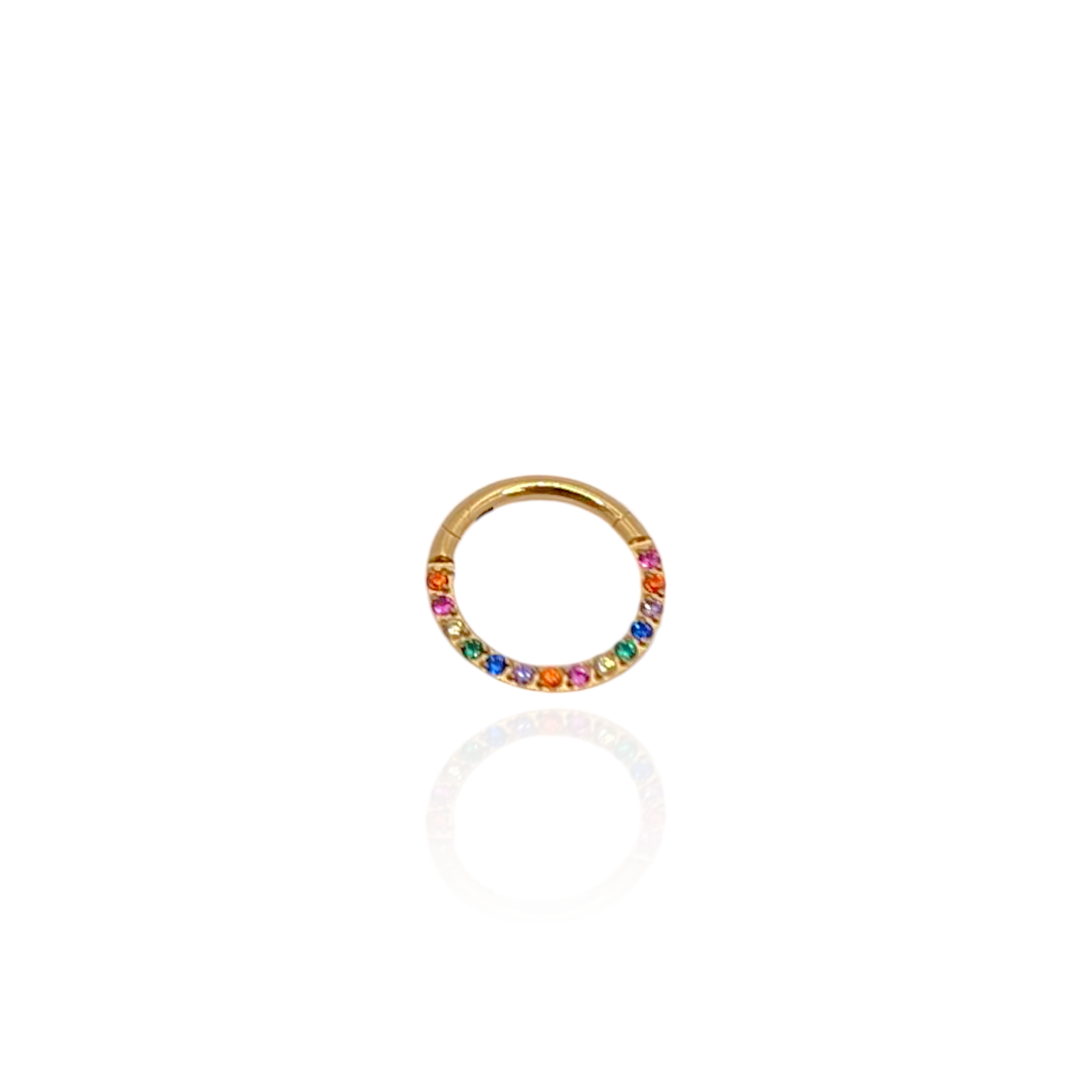 Pendiente Piercing Aros Iris