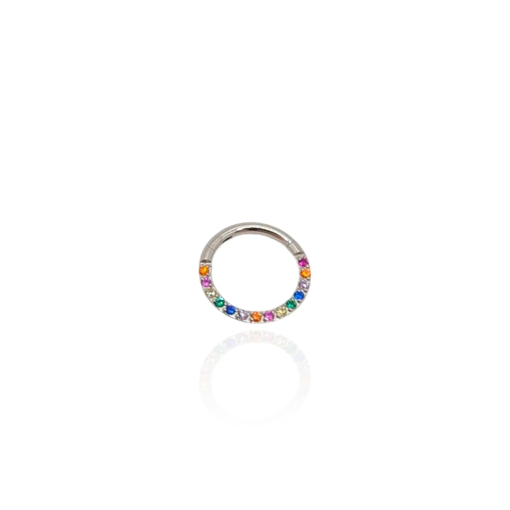 Pendiente Piercing Aros Iris