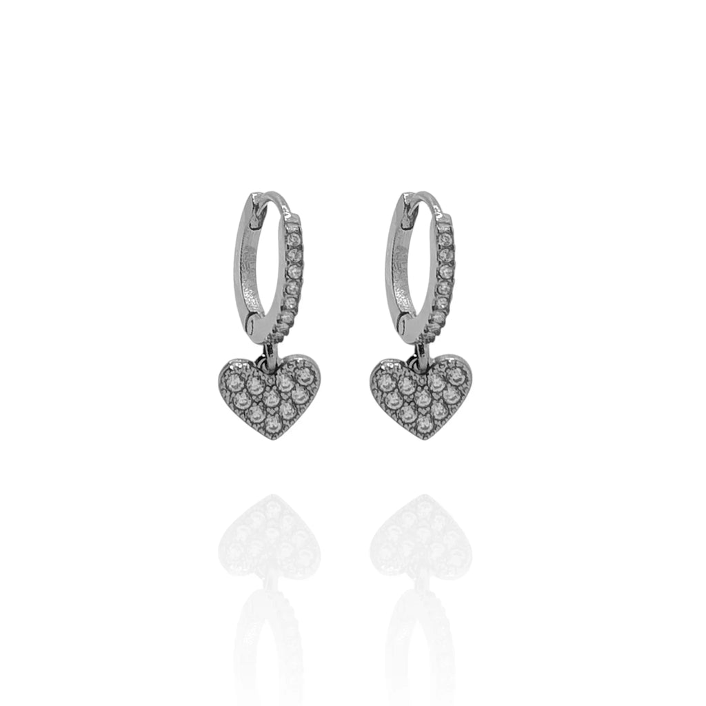 Pendiente Aros Corazon