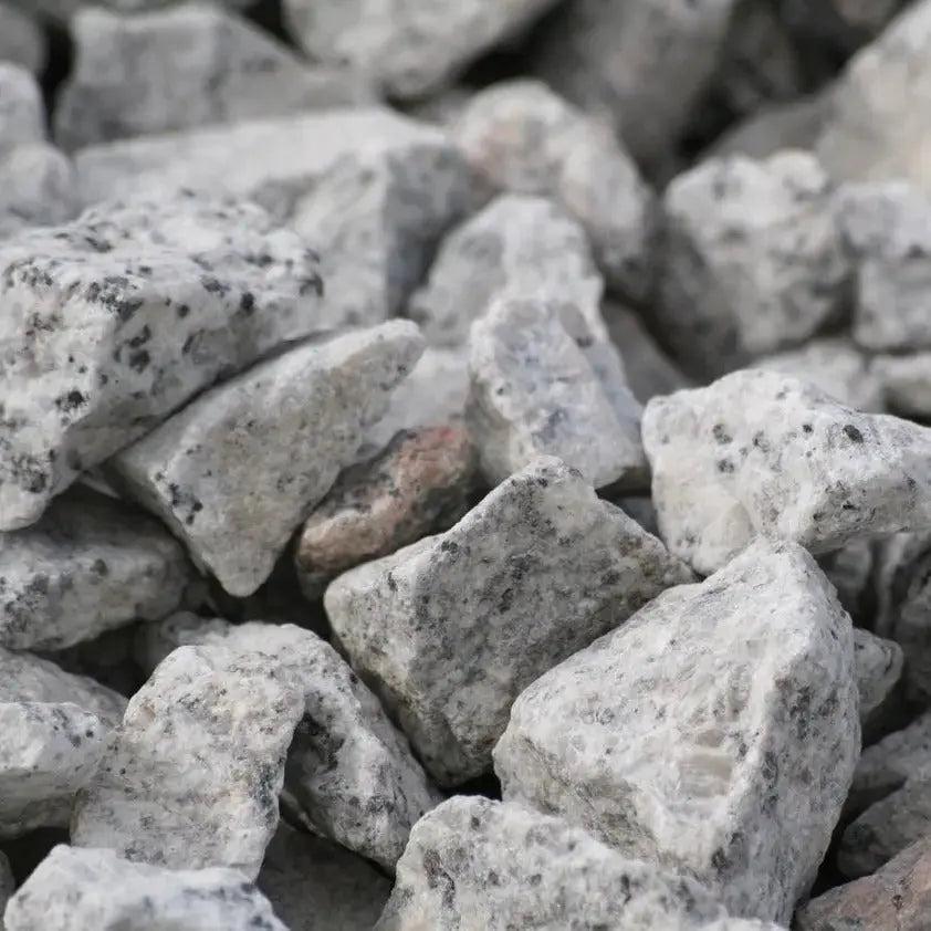 Piedra Granito blanco Gaviones