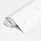 Papel Pintado Infantil Pajaritos y Estrellas