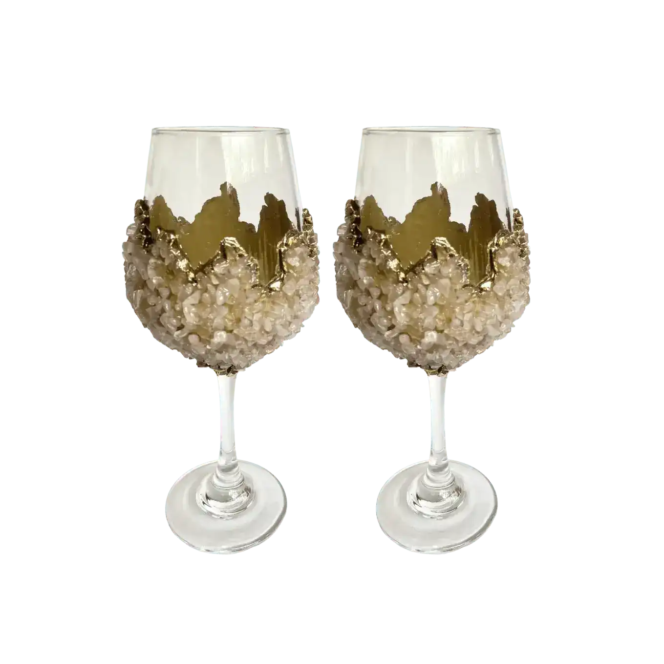 Rose Quartz Wine Glass - Set of 2