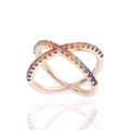 KATIA Classic Rainbow Sapphire Ring By ALINKA Fine Jewellery