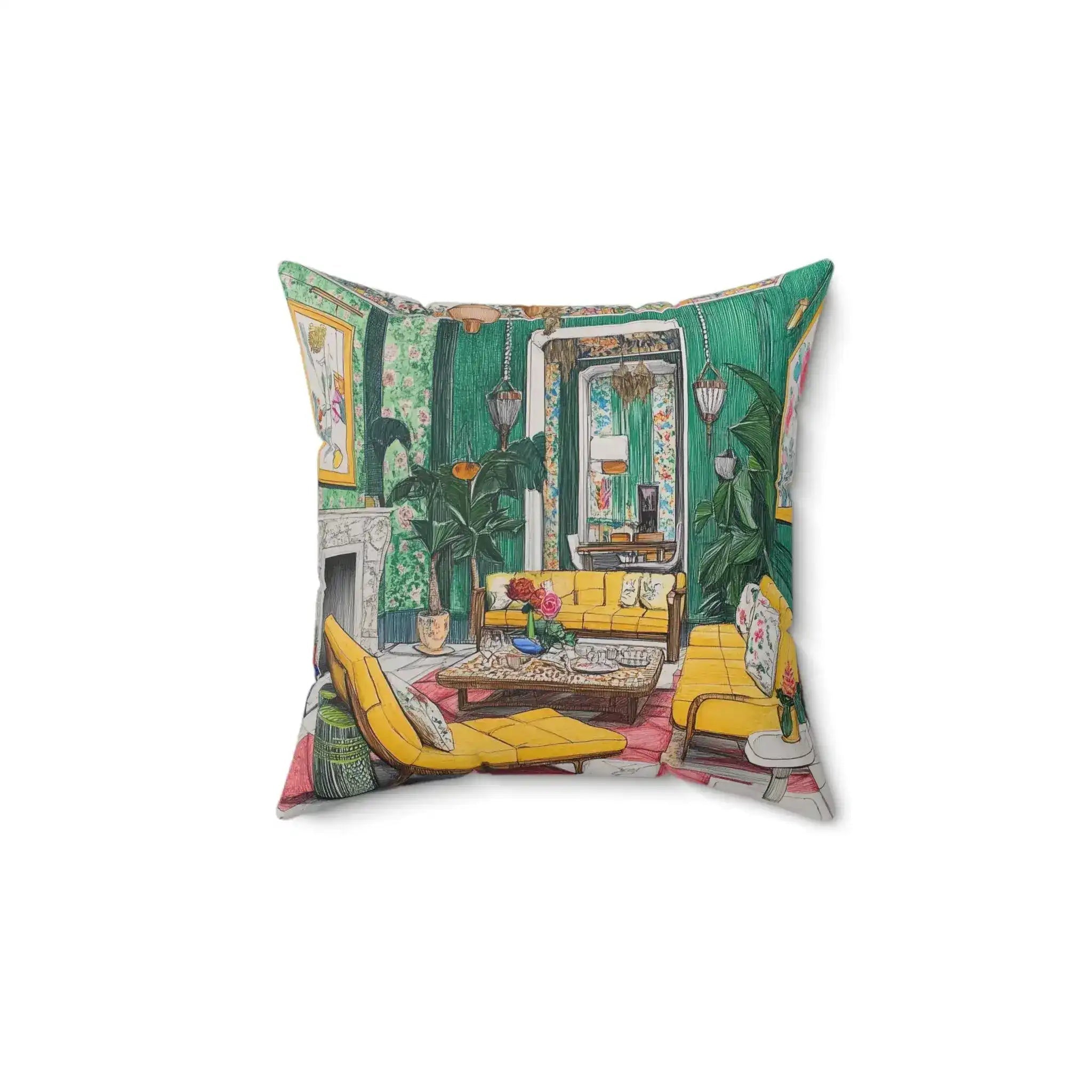 Rosy Reverie Throw Pillow