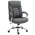 High Back Swivel Office Chair, Executive Office Chair with Arm &Adjustable Height, Grey
