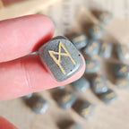 Runas Vikingas Aventurina Gris – Intuición, claridad y conexión ancestral
