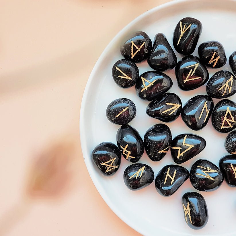 Runas Vikingas de Ágata Negra