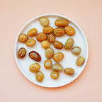 Runas Vikingas de Jaspe Amarillo