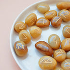 Runas Vikingas de Jaspe Amarillo
