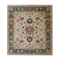 Rustic Floral Design Hand Knotted Area Rug