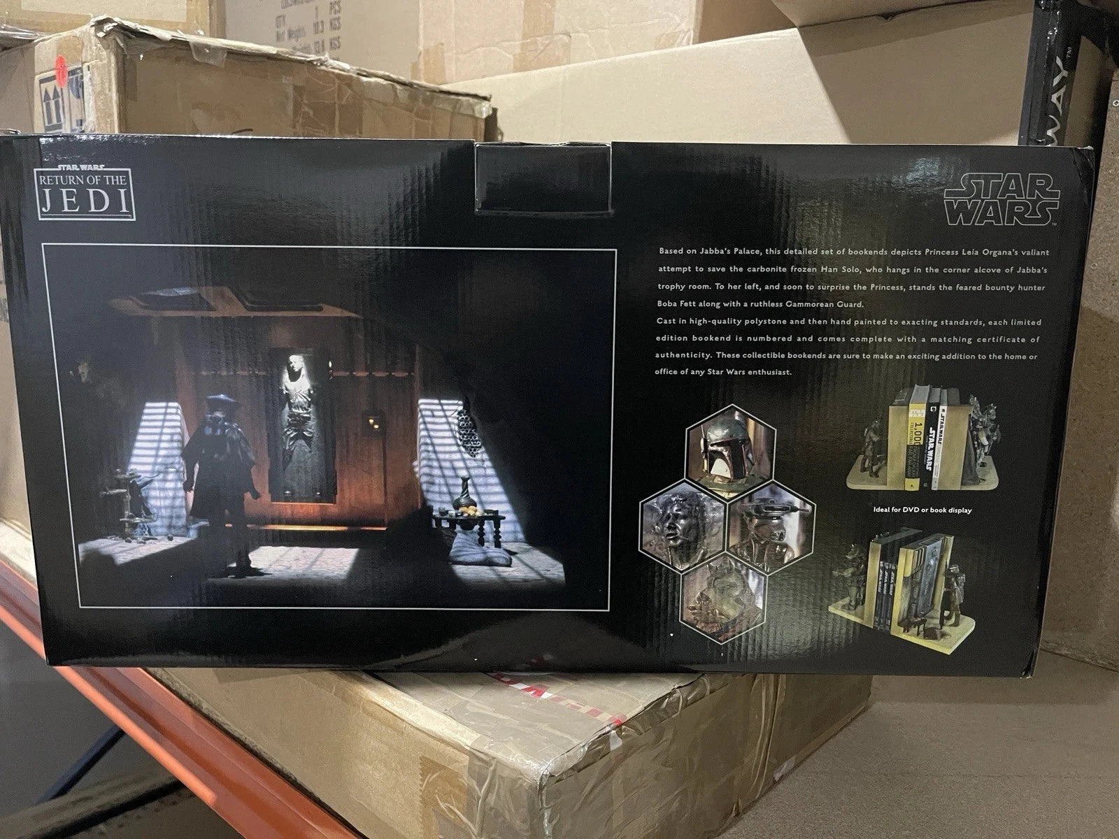 GENTLE GIANT STAR WARS JABBA’S PALACE BOOKENDS