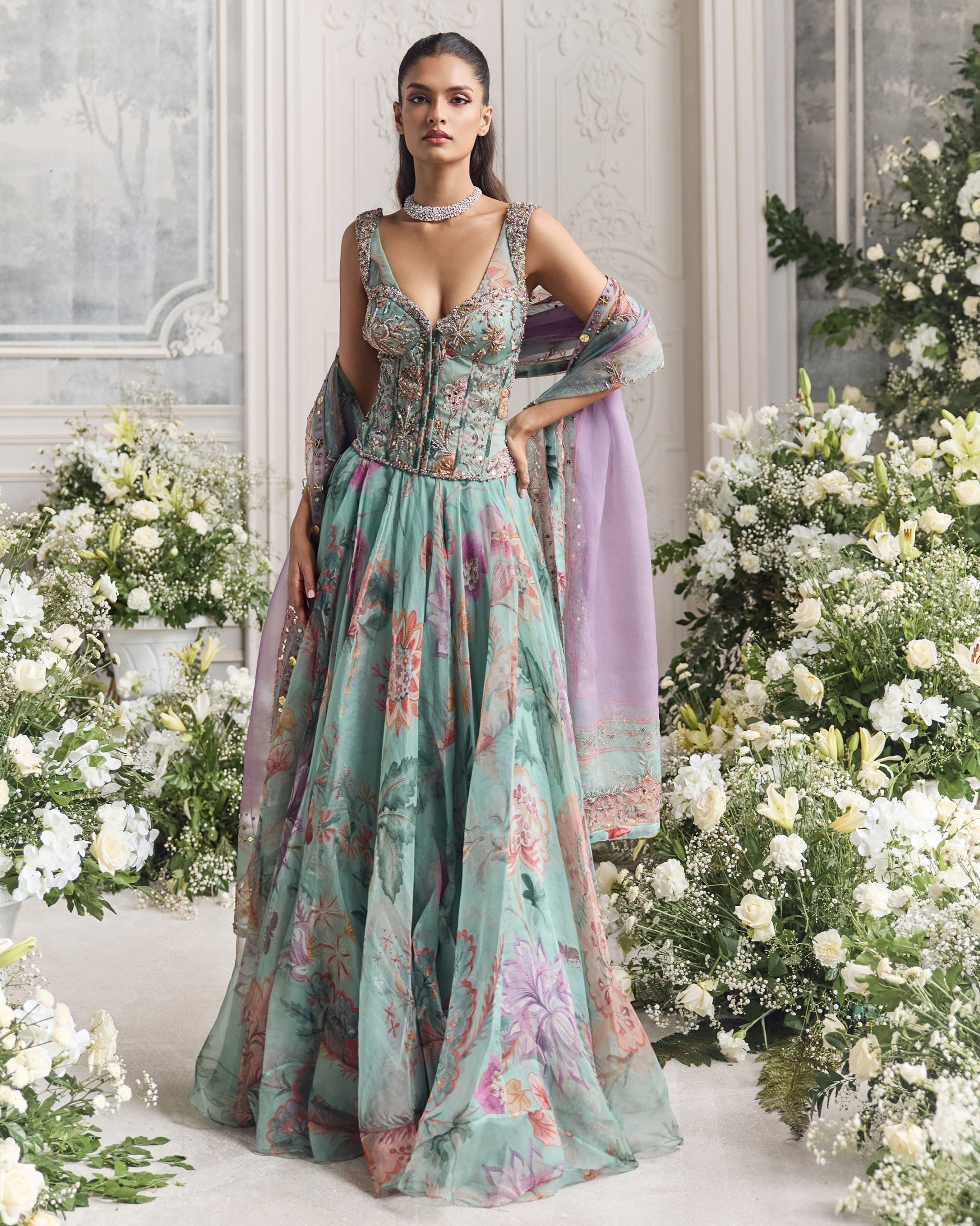 Samira Anarkali Set By KYNAH, Luxury Indian Fashion & Bridal Wear