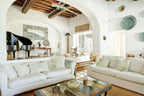Charming Hidden Paradise Ibiza Villa with a Beautiful Lush Garden and Cozy Kitchen in San Antonio