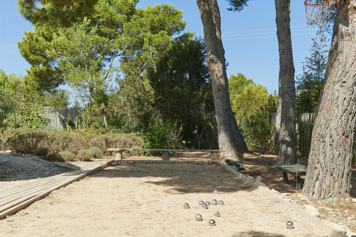 Charming Hidden Paradise Ibiza Villa with a Beautiful Lush Garden and Cozy Kitchen in San Antonio