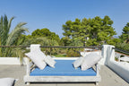 Charming Hidden Paradise Ibiza Villa with a Beautiful Lush Garden and Cozy Kitchen in San Antonio