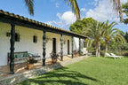 Charming Hidden Paradise Ibiza Villa with a Beautiful Lush Garden and Cozy Kitchen in San Antonio