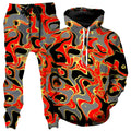 Abstract Journey Hoodie and Joggers Combo