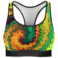 Abstract Rotation Rave Bra