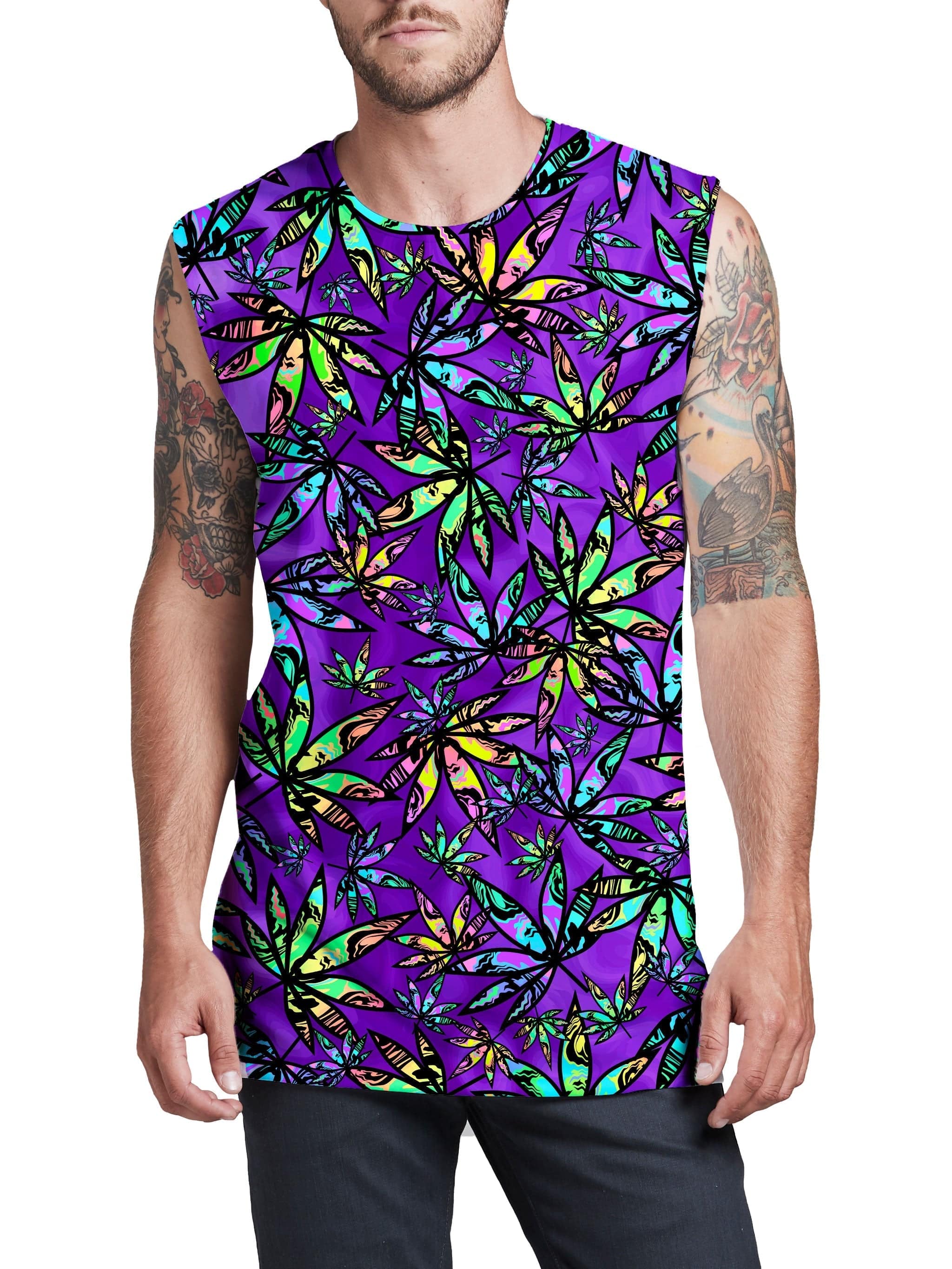 Cannabis Cascade Men's Muscle Tank