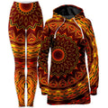 Chain Reaction Hoodie Dress and Leggings Combo