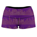 Gold Equalizer Beats High-Waisted Women's Shorts