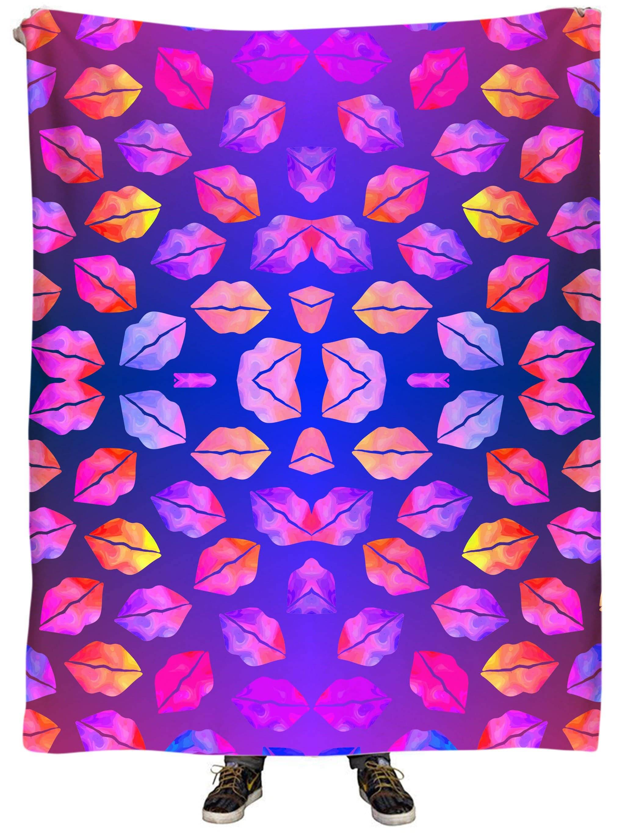Love Lips Plush Blanket