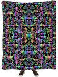 Magic Mushrooms Plush Blanket
