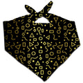 Mod Gold Shapes Bandana