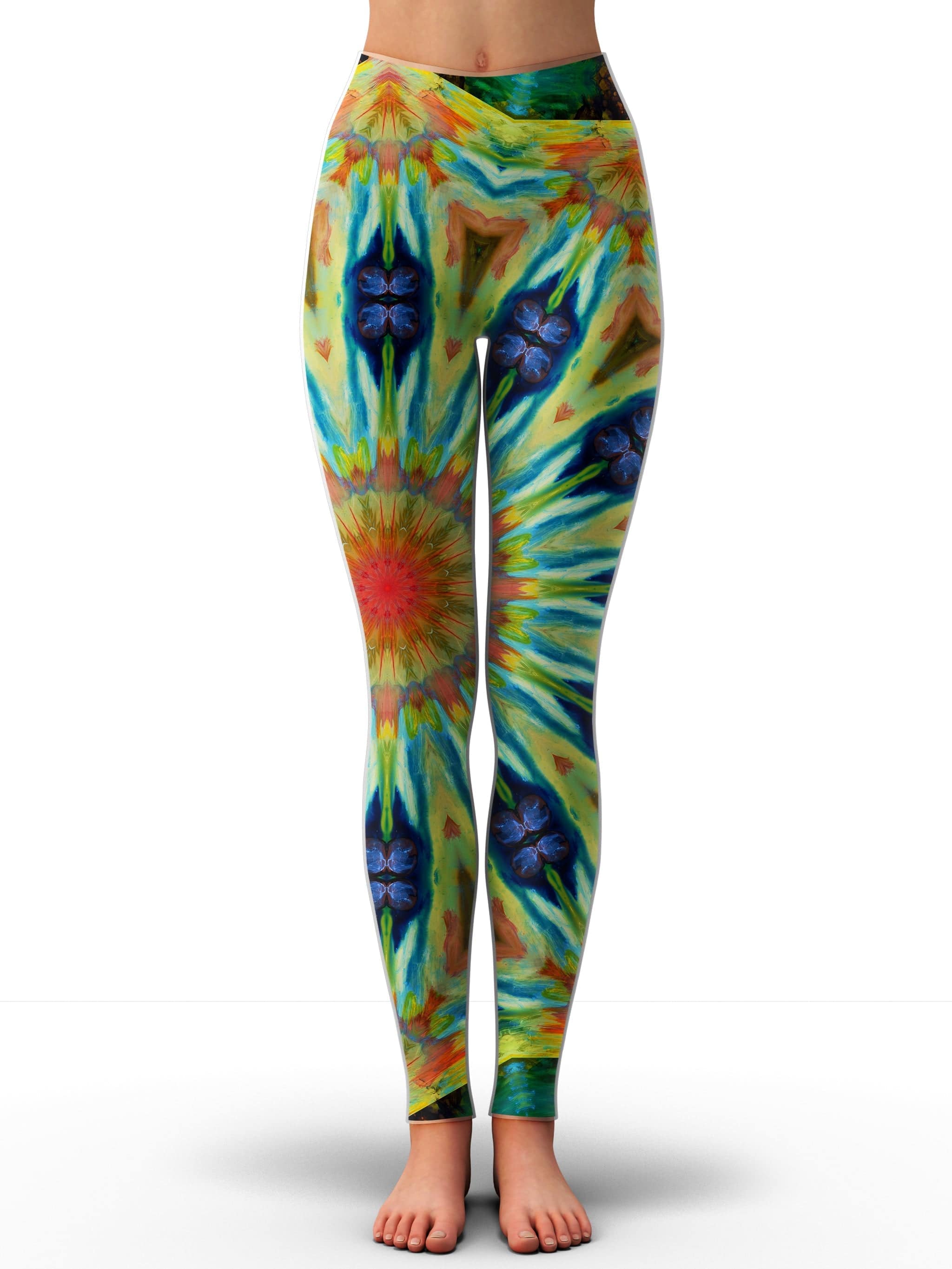 Peacock Spin Leggings