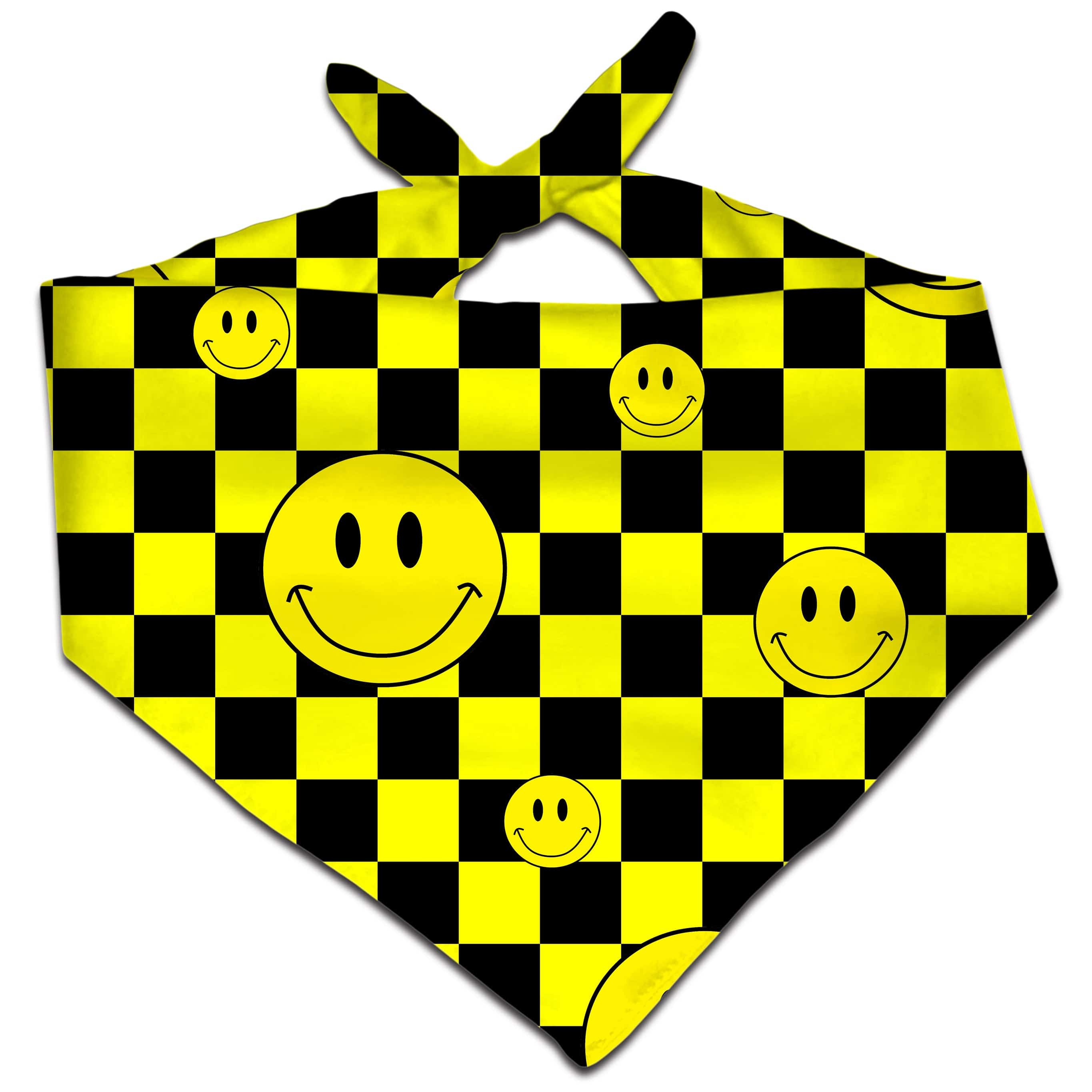 Smile Checkerboard Bandana