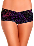 Trippy Color Journey Booty Shorts