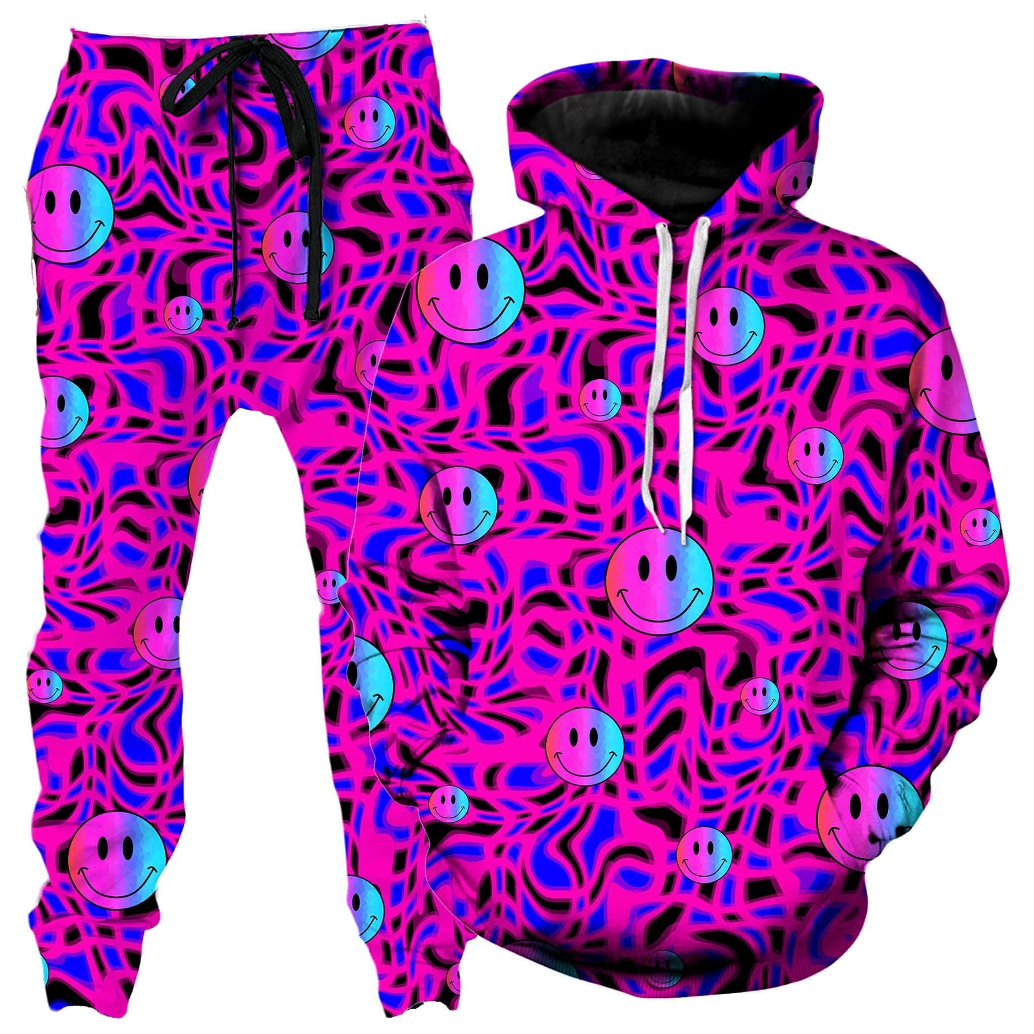 Trippy Smiles Hoodie and Joggers Combo