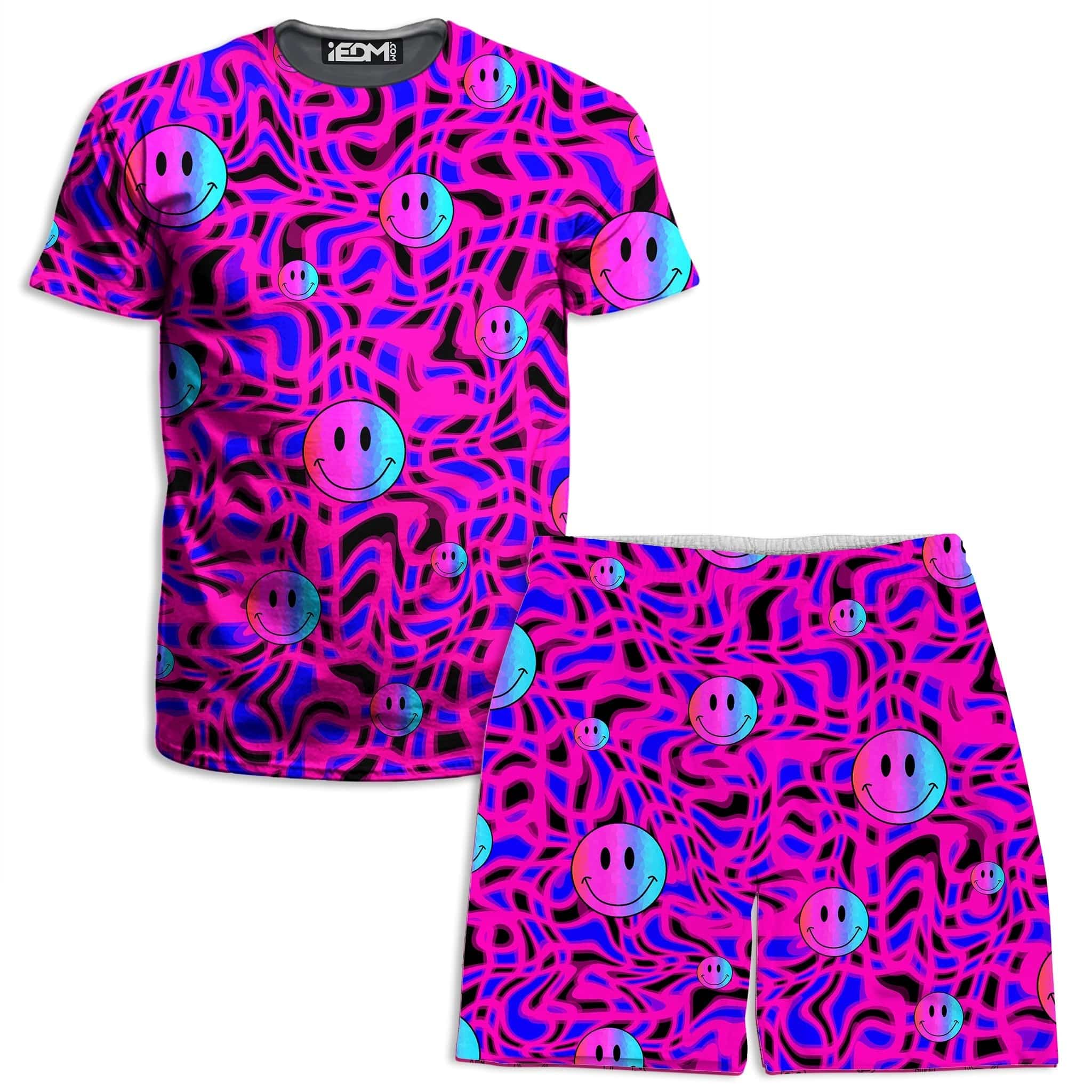 Trippy Smiles T-Shirt and Shorts Combo
