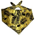 Tropical Black Flamingos Bandana