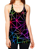 Webbed Geometric Women's Tank