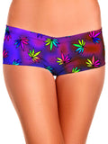 Weed Toss Booty Shorts