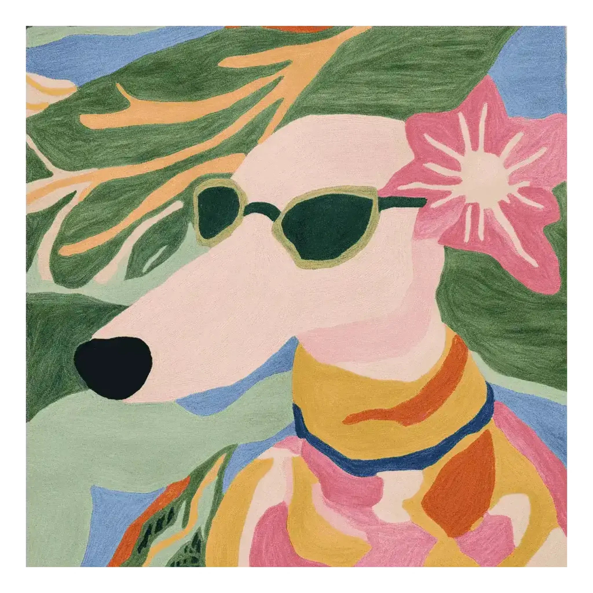 Sassy Dog Vibe Hand Tufted Rug